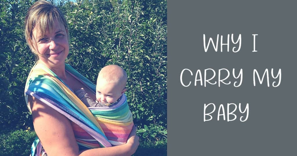 Why I Carry My Baby
