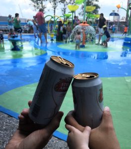 splash pad at florida aquarium