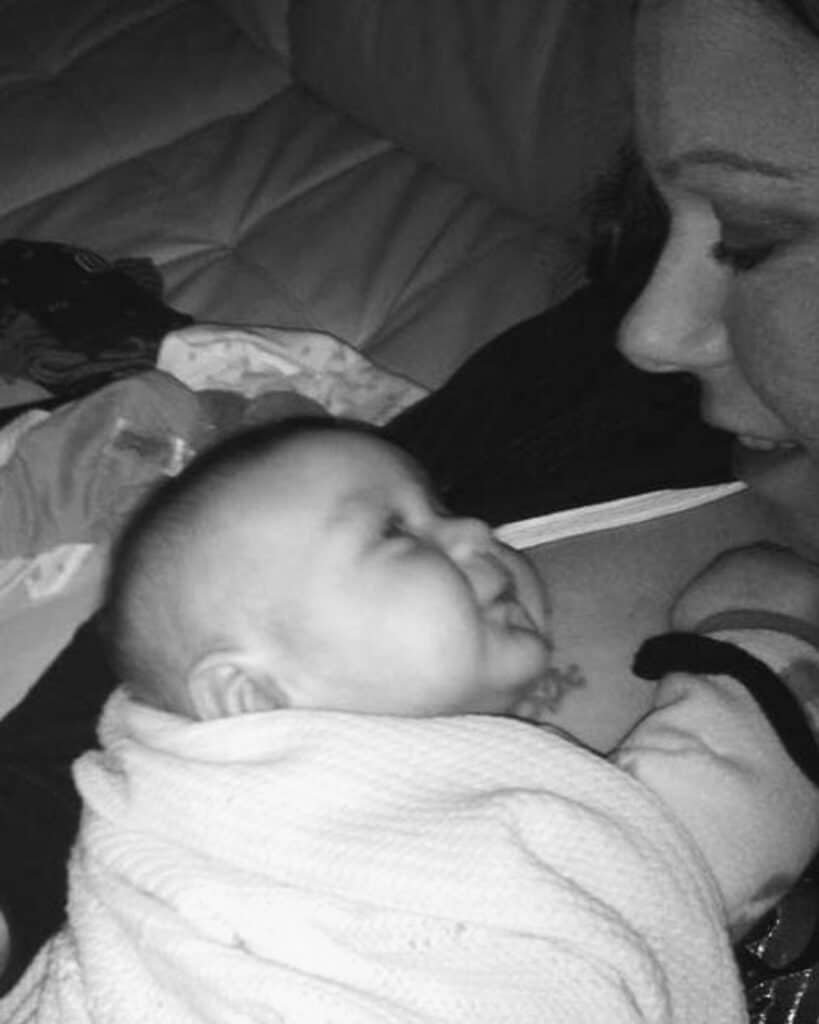 Mom and Baby looking at each other