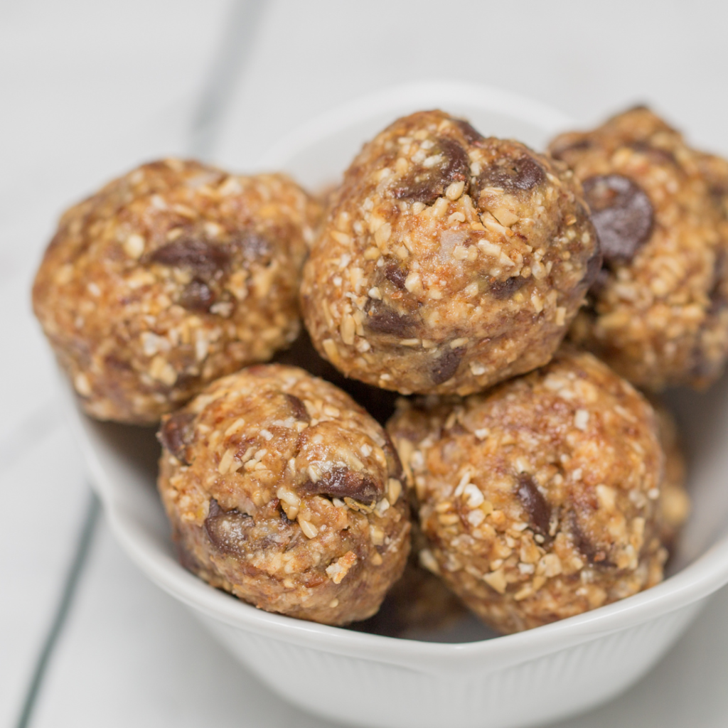 oats energy bites recipe for nursing parents