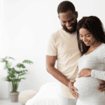pregnant couple in the third trimester