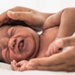 newborn crying with gas, gassy newborn