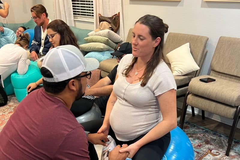 Preparing for Birth class at the Buddha Belly Doulas center in Tampa Bay FL