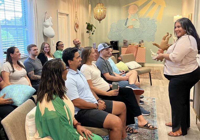 Birth essentials class at Buddha Belly Doulas center in Tampa Bay, FL