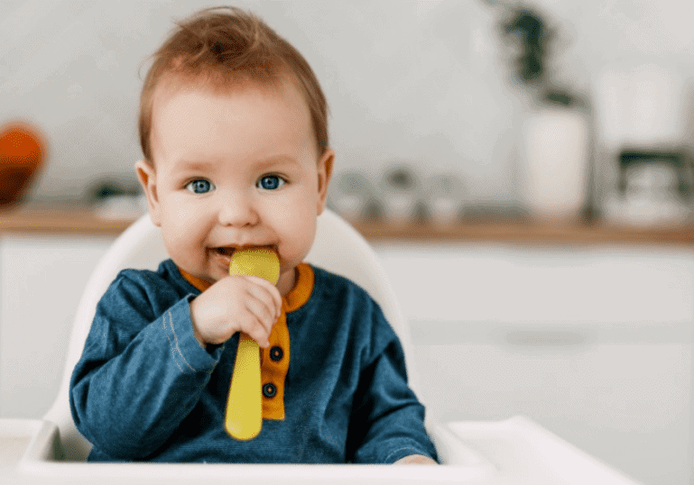 food allergies and your child sitting in high chair