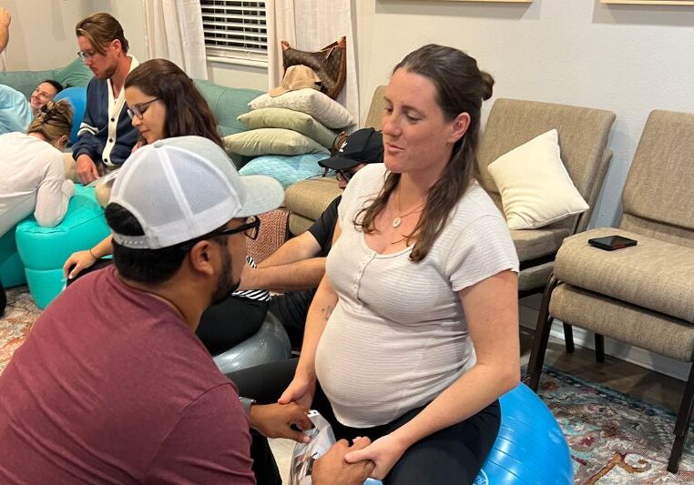 Preparing for Birth class at Buddha Belly Doulas center in Tampa Bay