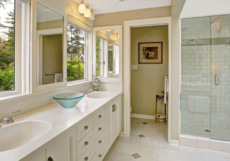 Hemorrhoids During Pregnancy, a clean bathroom