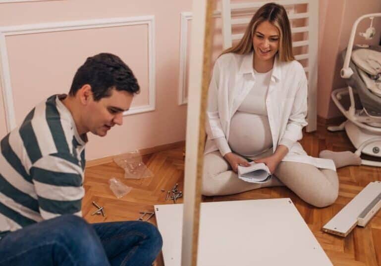new parents building baby gear - support party for new parents